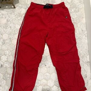 Vintage Abercrombie & Fitch Gym Issue Red Track Pants